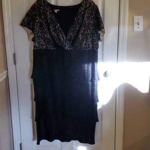 Woman's black dress